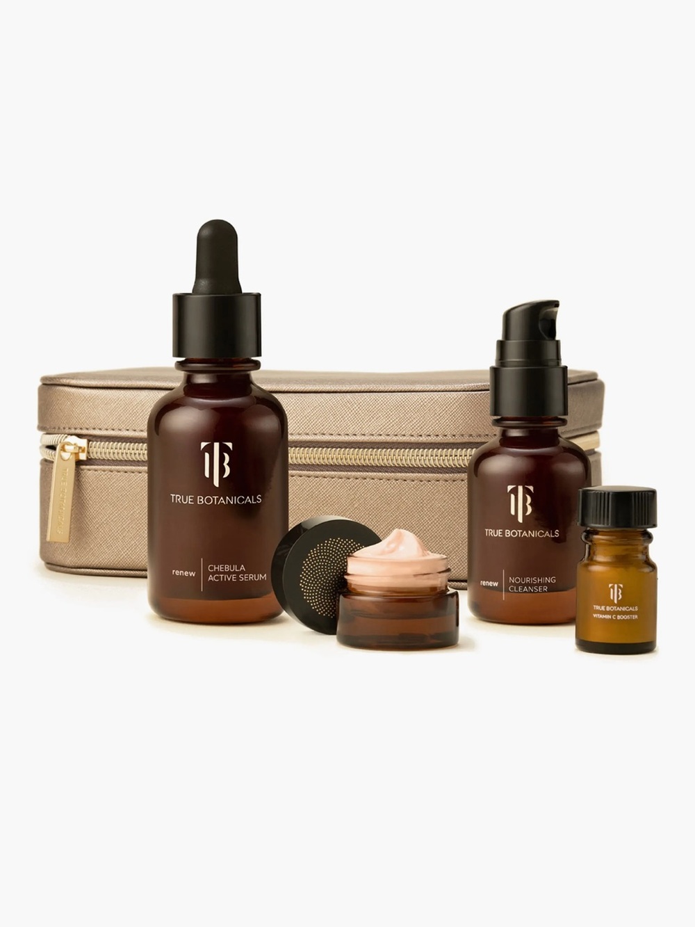 True Botanicals Skincare Set -  the Age-Defying power of Chebula cleanser serum
